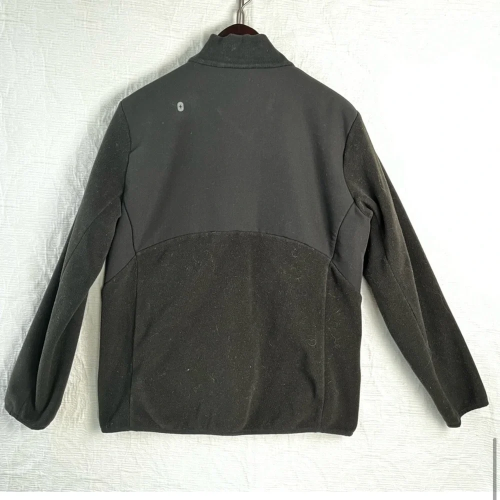 Figs On Shift Fleece women’s XL black work jacket coat for healthcare workers - Picture 5 of 16